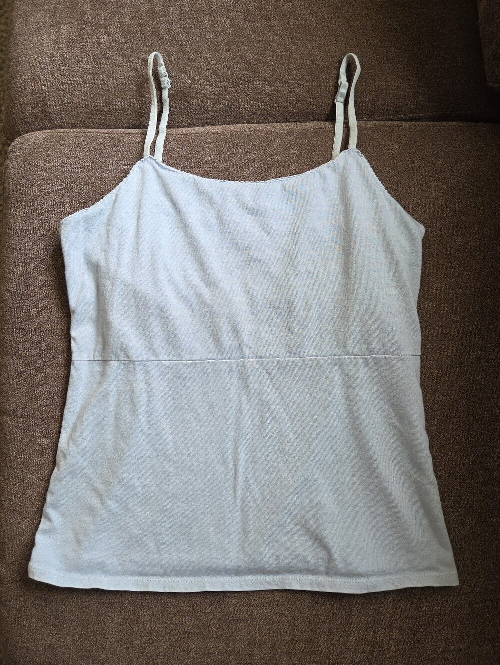 Vintage Y2k J. Jill Light Blue Adjustable-Strap Camisole